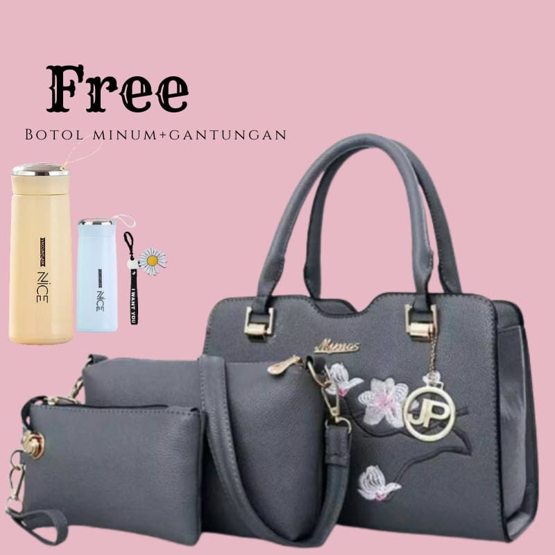 TASMURAH30_Slingbag kahiyang 3in1 Kekinian Top Fashion/slempang termurah bunga brodir