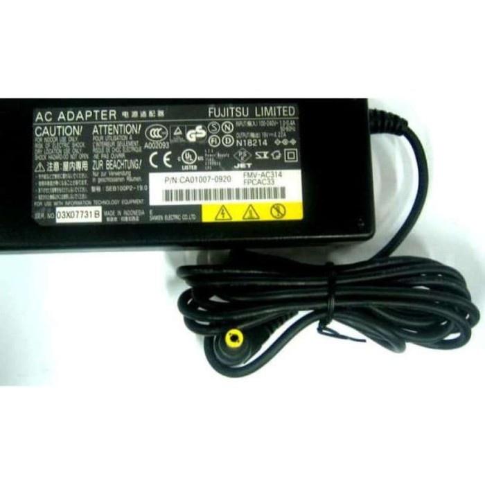 Fujitsu - Adaptor Original Fujitsu Lifebook T580 T730 T731 T900 19V 4.22A 80W