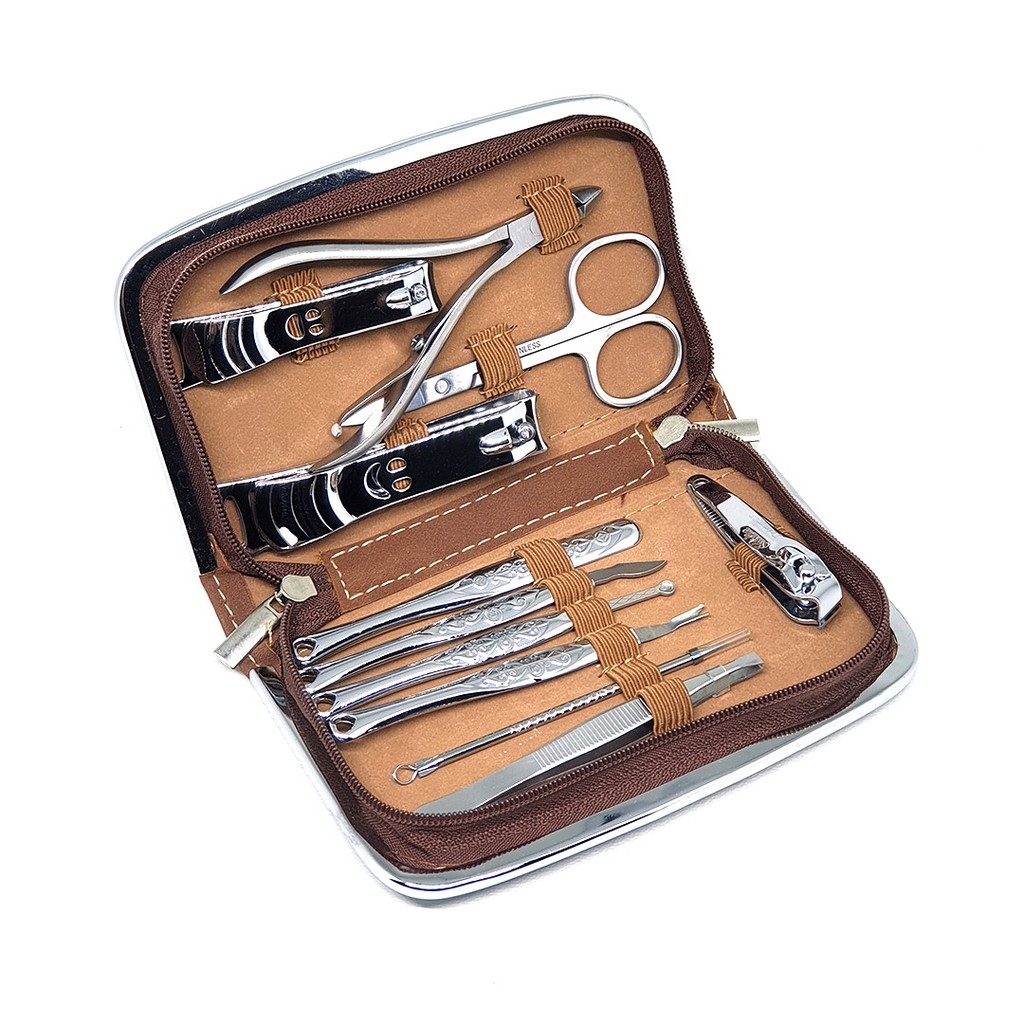 Gunting Kuku Set 11 in 1 628H Manikur Pedikur Manicure Set