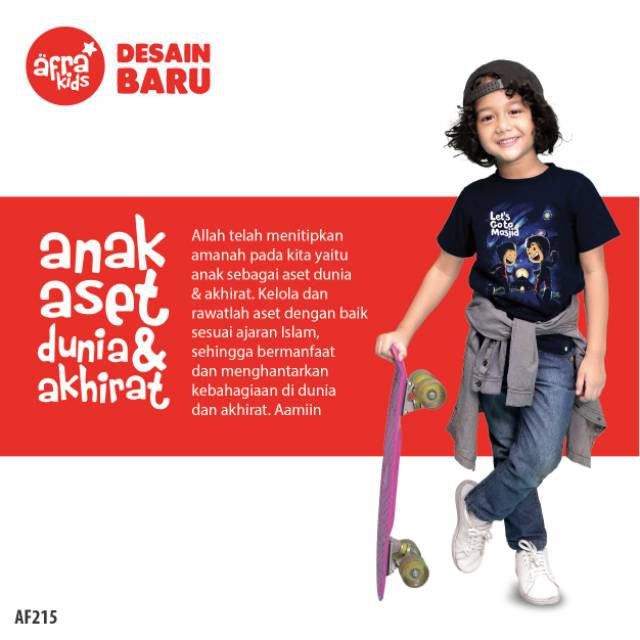 AFRA KIDS AF 215 || BAJU ANAK COWOK || KAOS ANAK