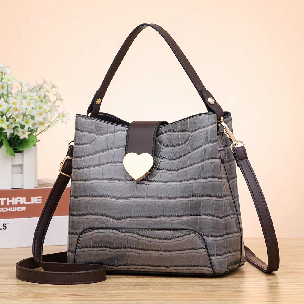 9138 TAS WANITA IMPORT SLEMPANG HANDBAG [1KG 2PC] PERFECT CORNER