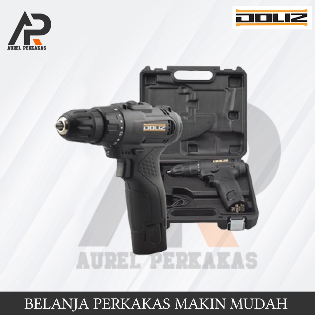 BOR CORDLESS DRILL 10MM DOLIZ BD621 / BOR BATERAI 10 MM DOLIZ BD 621