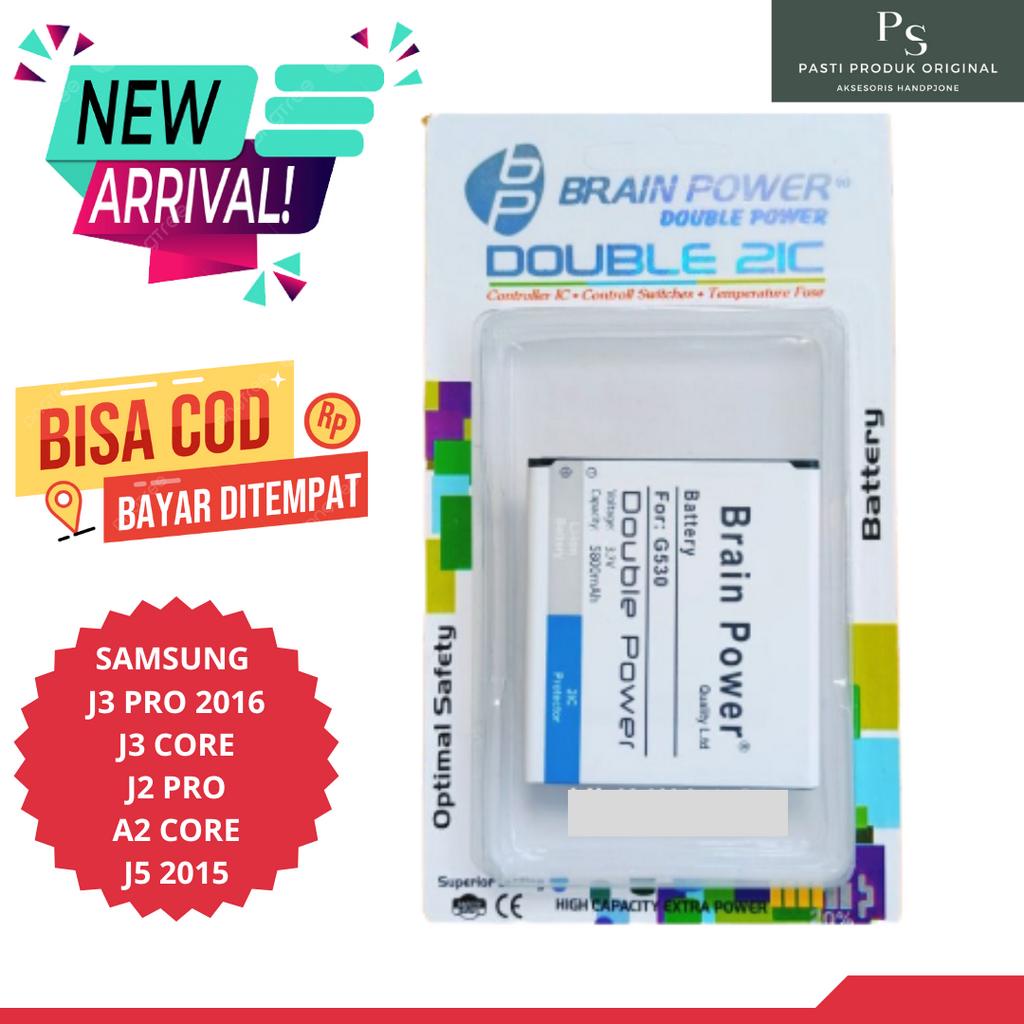 BATRE BATRE / SAMSUNG J3 PRO 2016 / J3 CORE / J2 PRO / A2 CORE / J5 2015 / DOUBEL POWER