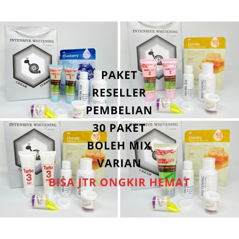 cream turbo 30 paket bisa mix varian