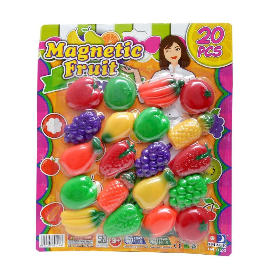 MAGNETIC BUAH BUAHAN FRUIT - MAINAN TEMPELAN KULKAS