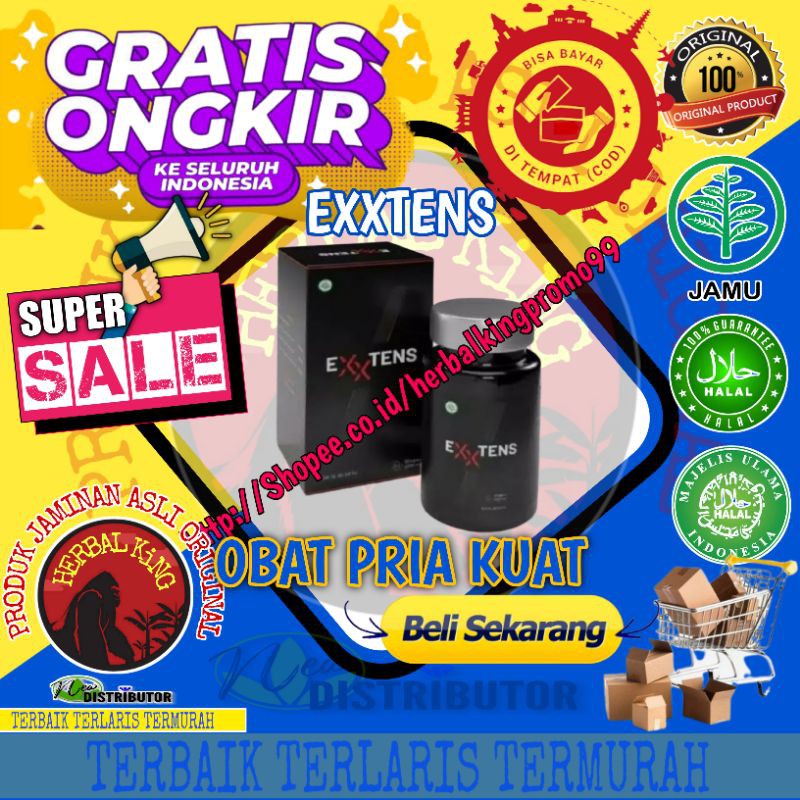 Exxtens Suplemen Stamina Pria Herbal ORIGINAL