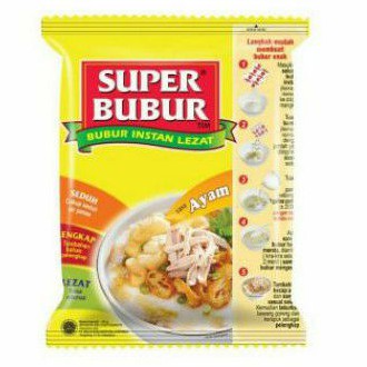 

Super BuBur Instan siap saji rasa AYAM / ABON SAPI 40gr