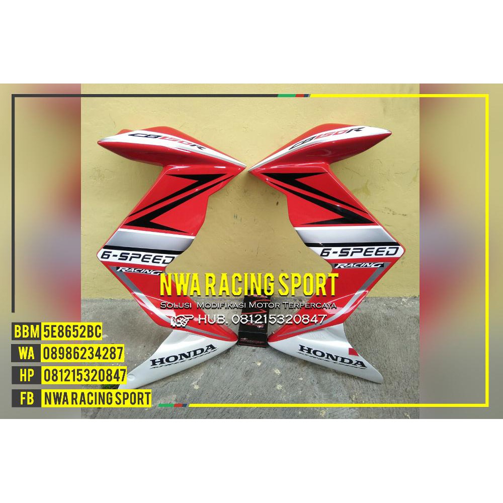 HALF FAIRING ALL NEW CB 150 R MERAH MODEL NINJA Z