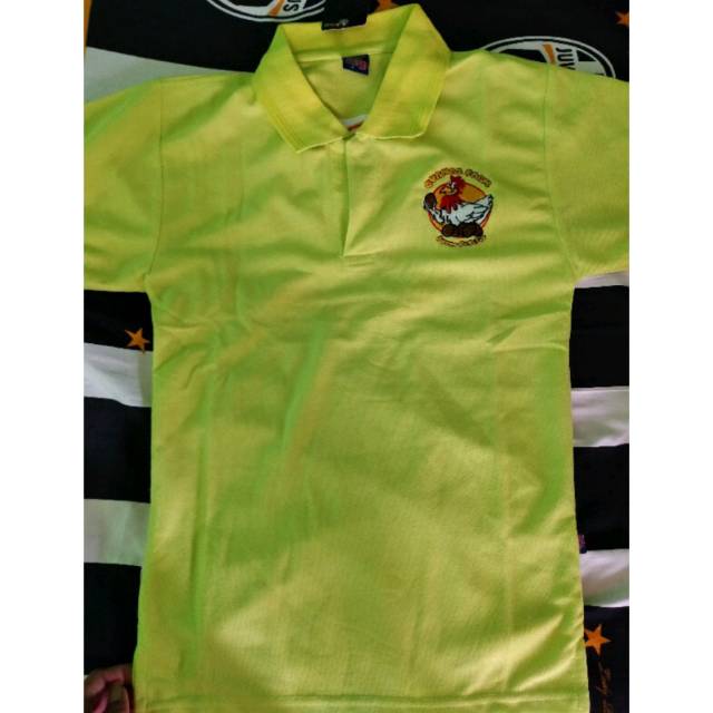 Kaos polo bordir depan belakang bsa satuan desgn bebas