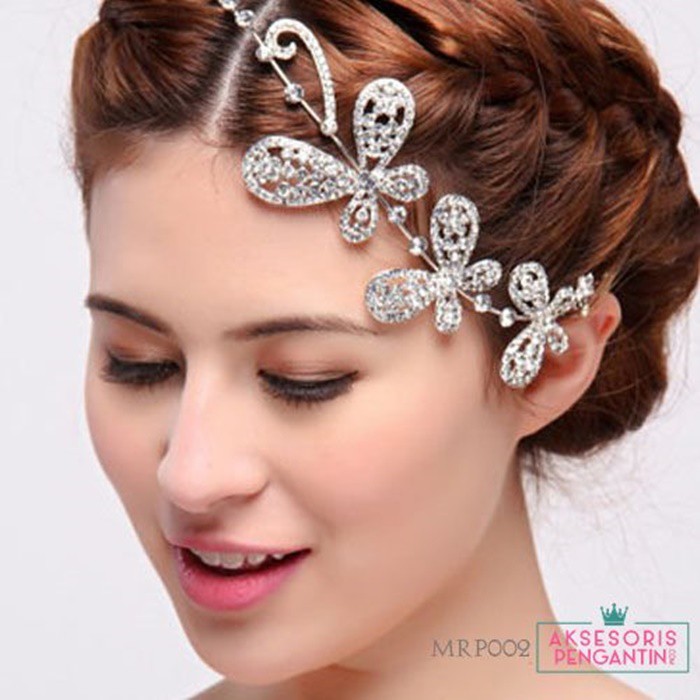 [PRODUK TERLARIS] TIARA HIJAB HEADPIECE WEDDING AKSESORIS RAMBUT PREMIUM MRP002