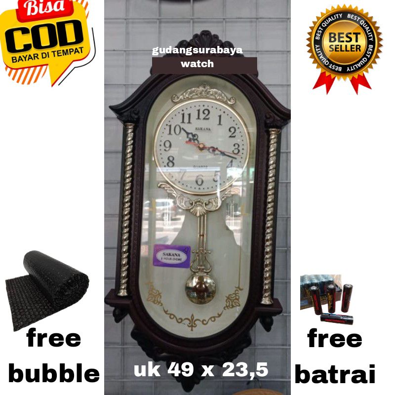 JAM DINDING SAKANA BANDUL 321