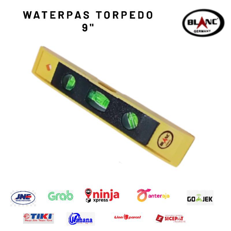 

Blanc Waterpas mini magnet 9 inch