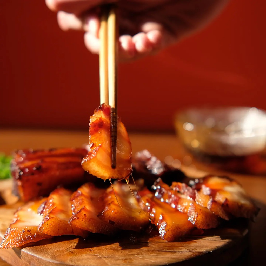Honey roasted pork belly 250gr
