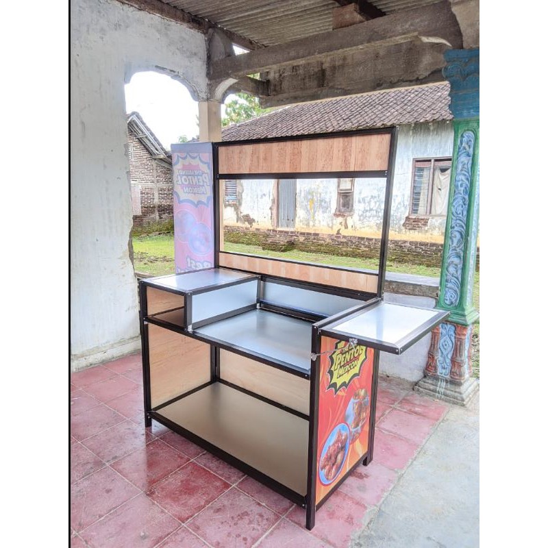 Jual Gerobak Lipat Booth Portable Jumbo Shopee Indonesia