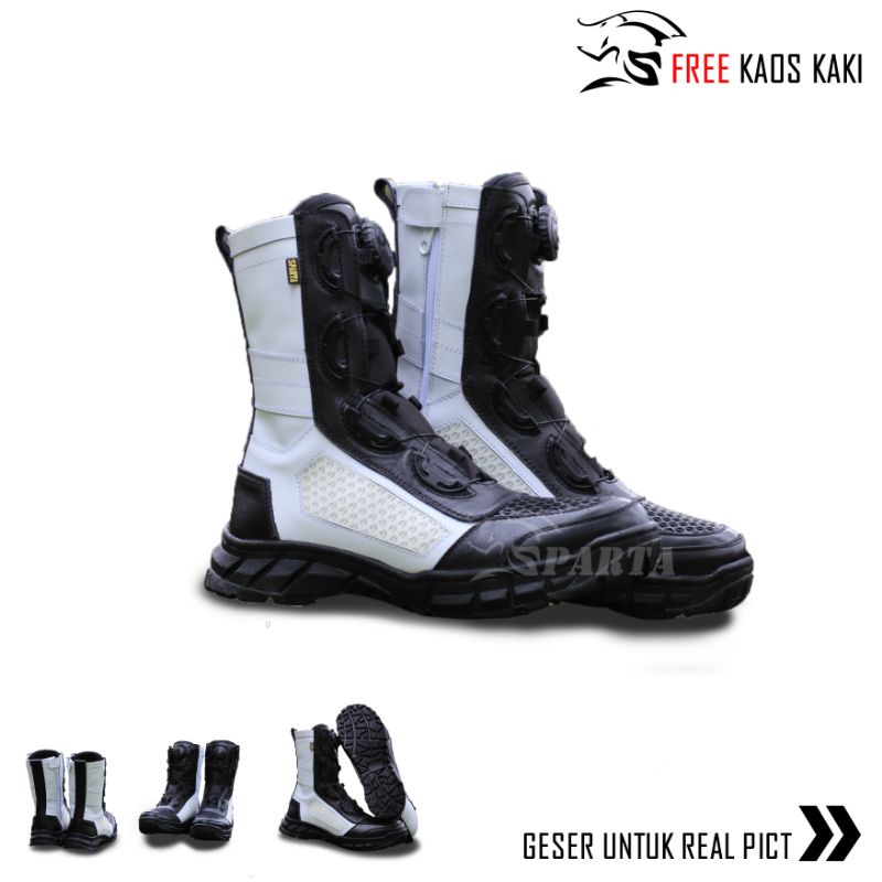 SEPATU PDL KULIT TALI PUTAR PROVOST TNI 048 sparta