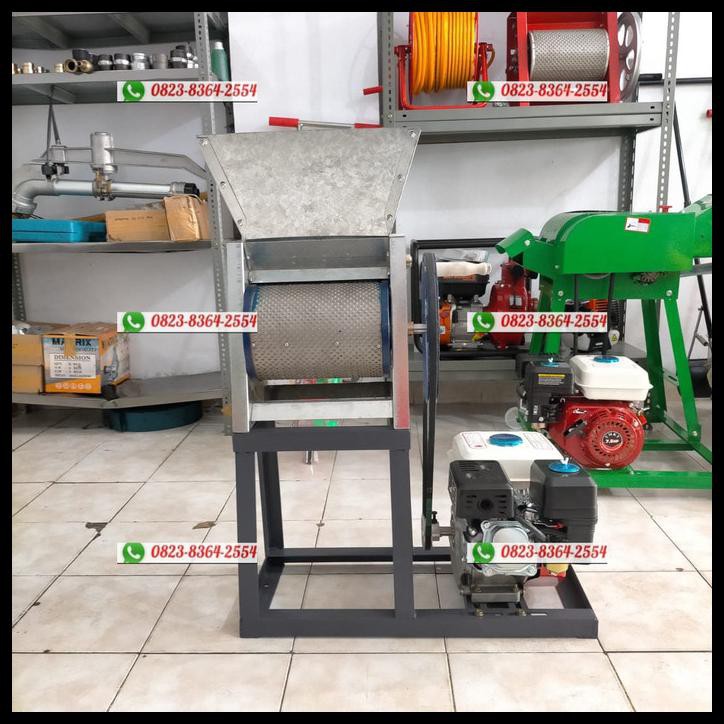 Mesin pulper/giling kopi basah komplit mesin penggerak