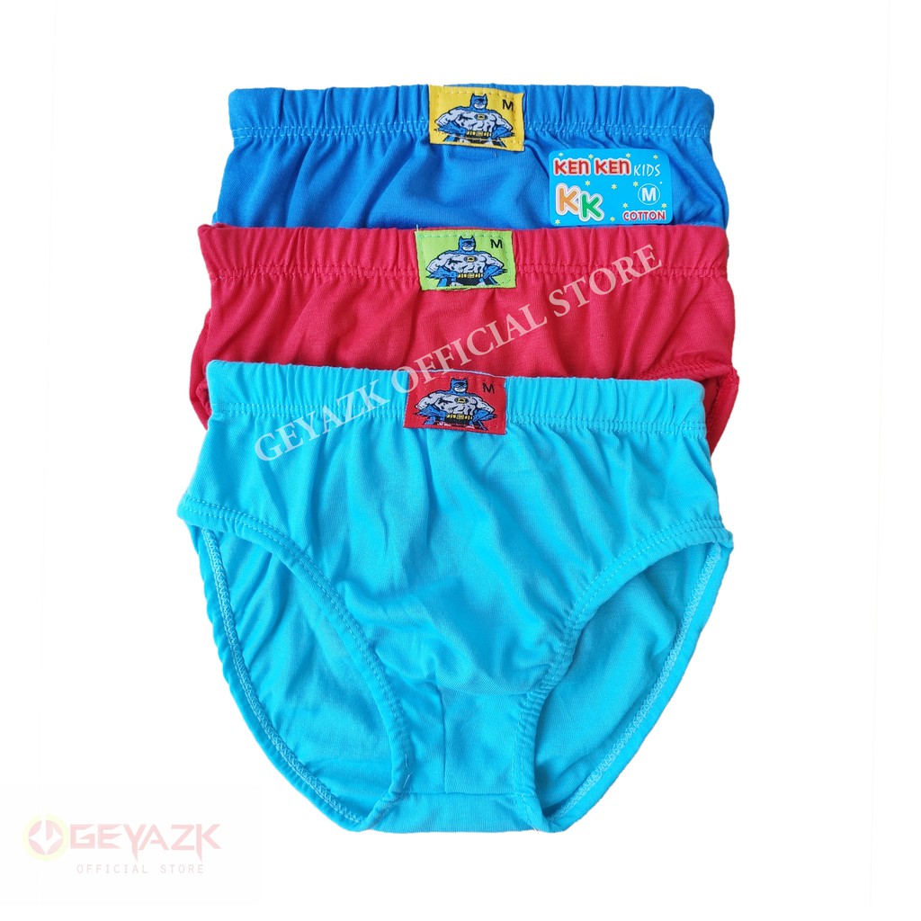 6 Pcs Celana Dalam Anak Laki Laki CD Anak Pakaian Dalam Anak Cowok Polos