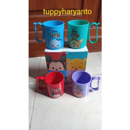 mug anak Disney Tupperware 300ml ( 4pcs )