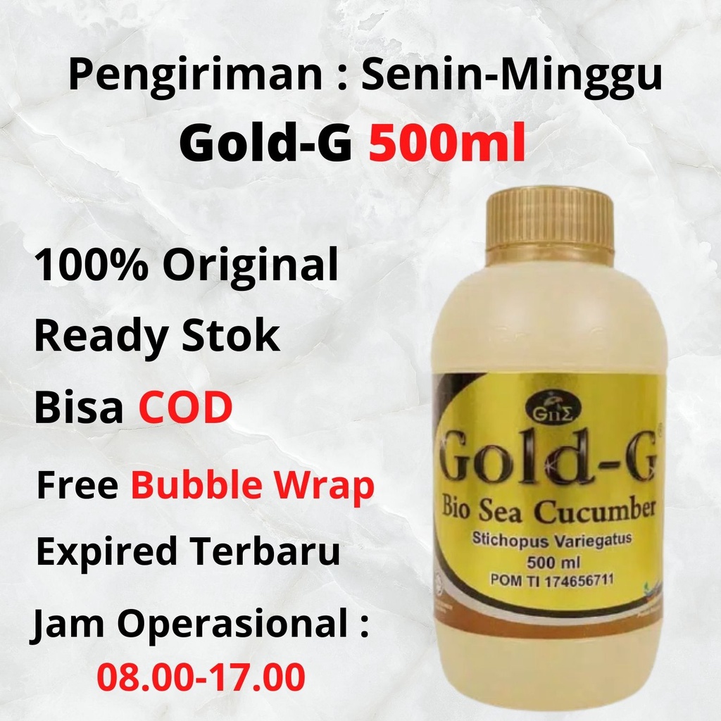 2pcs Gold g Jelly Gamat 500ml Sea Cucumber