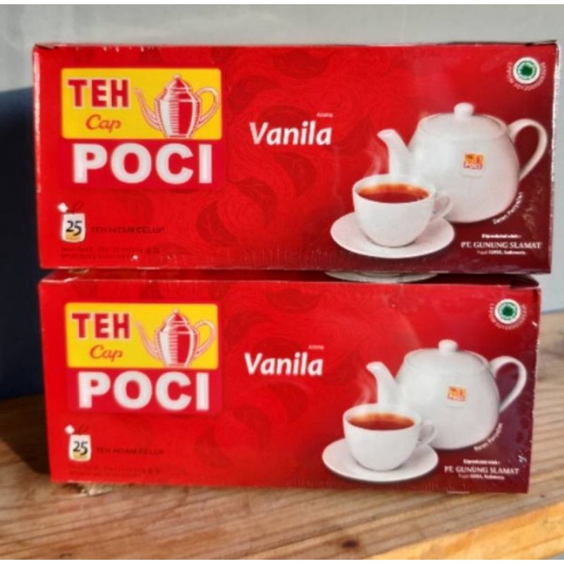 

TEH Cap POCI VANILLA 25KANTONG..50GRAM