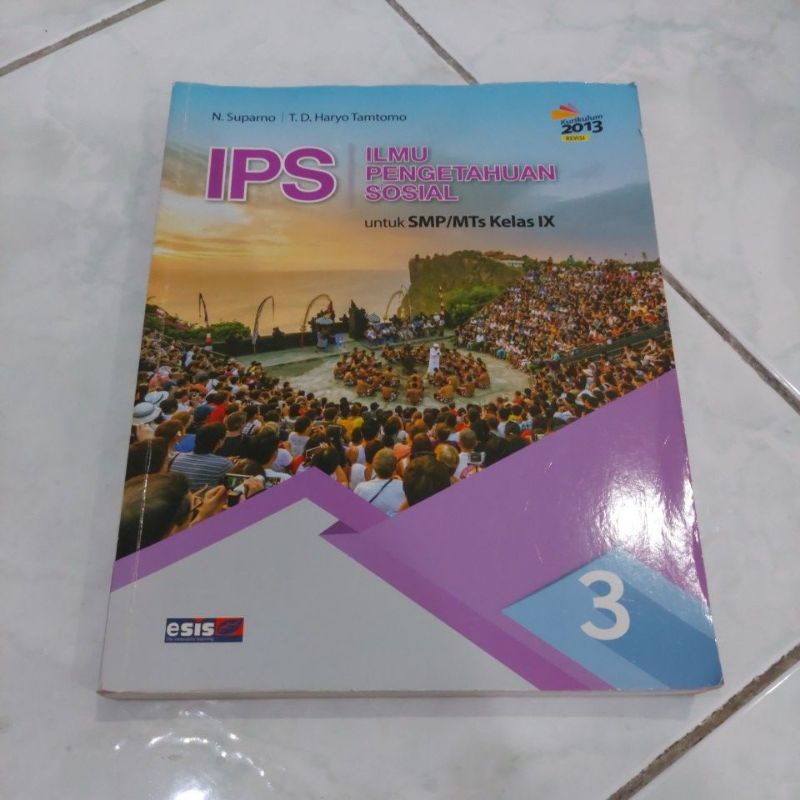 

Buku Cetak IPS Ilmu Pengetahuan Sosial Kelas 9SMP