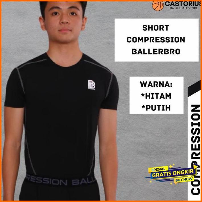baju compression pria short sleeve shirt baju ketat pria lengan pendek