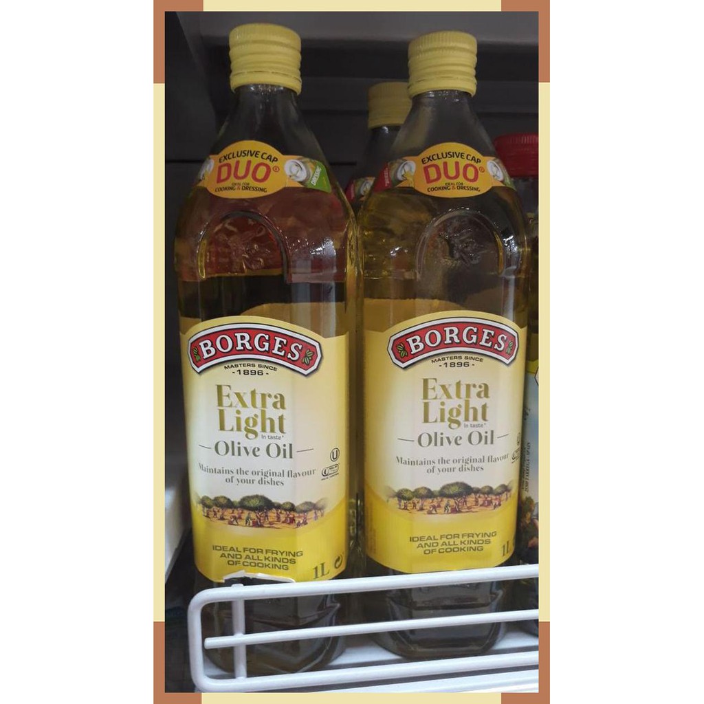 

Borges extra light olive oil 1 liter long expired