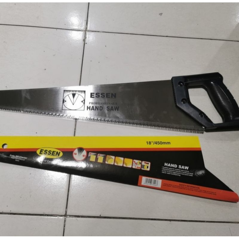 hand Saw Essen 18&quot;/450mm /gergaji kayu Essen 18&quot;/450mm