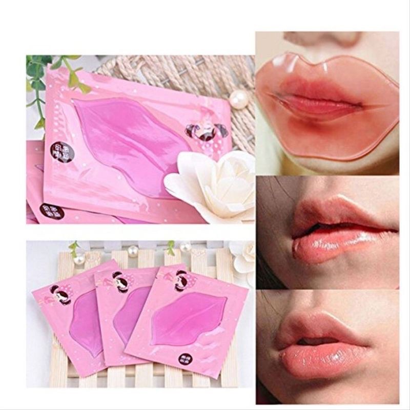 PINK LIP GEL MASK / MASKER BIBIR / PERAWATAN BIBIR / MELEMBUTKAN, MENCERAHKAN, MEMPERCANTIK BIBIR