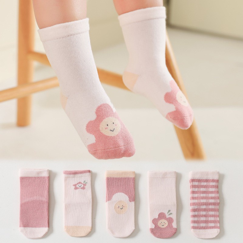 [5 PSG] 0-3 thn | KAOS KAKI BAYI ANAK IMPOR SOCKS LUCU KARAKTER KARTUN UNISEX Catalog QN QAS