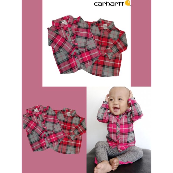 KEMEJA BABY BOY AND BABY GIRL CARHATT ORIGINAL/BAJU BRANDED TERMURAH