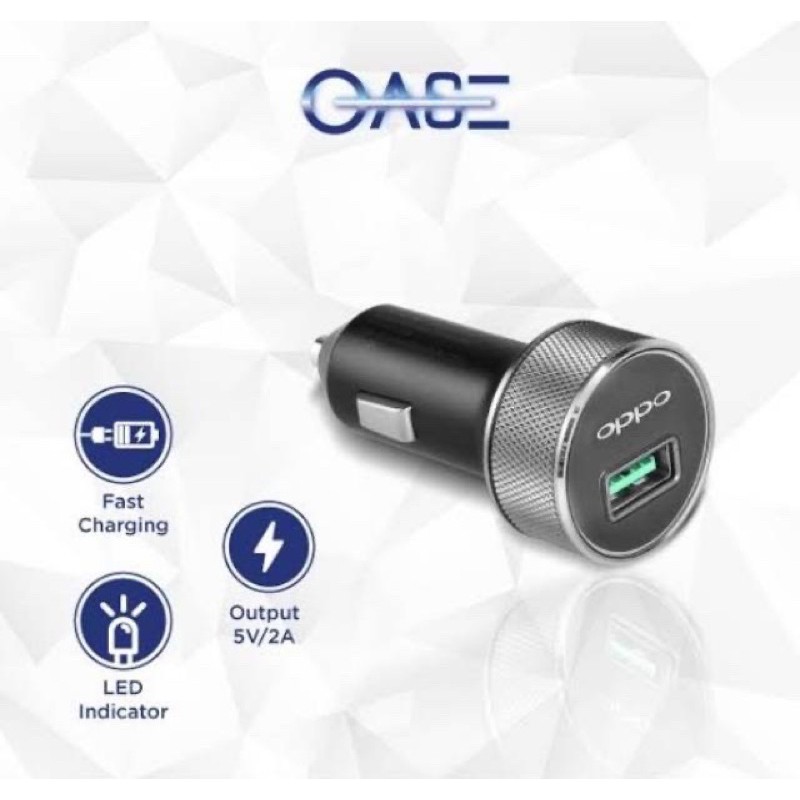 car carger adaptor pengisi daya mobil fast charger mobil oppo oase original100% super fast charging