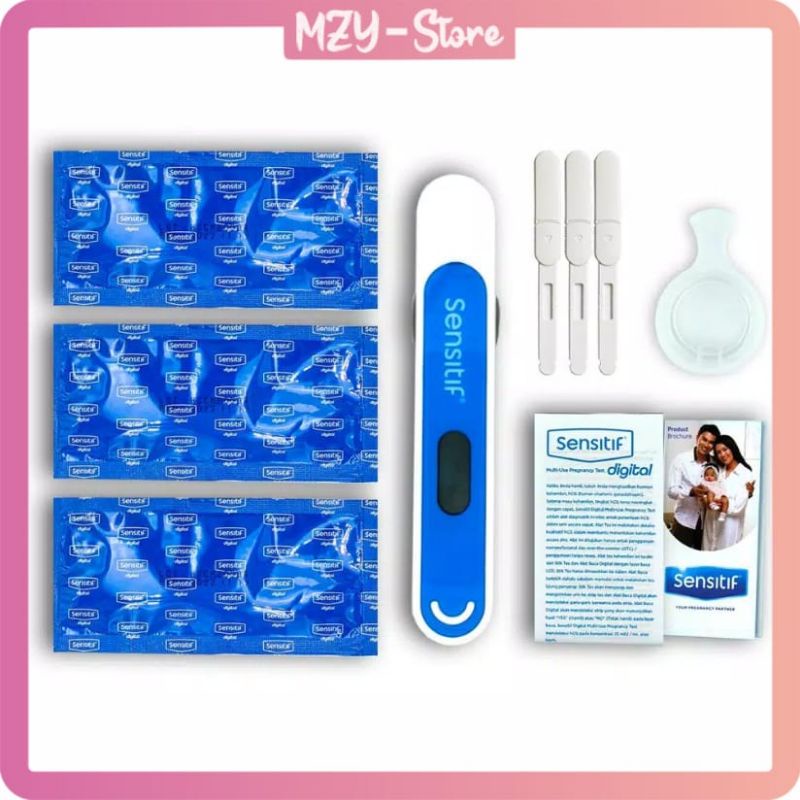 (FREE Nature Beauty) Sensitif Digital Pregnancy Test 3x Pakai Tes Kehamilan Digital Test Pack Digital