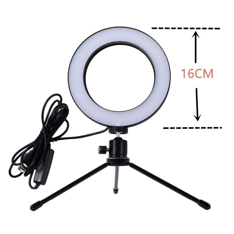 TaffSTUDIO Lampu Halo Ring Light LED Kamera 8W 6 Inch - RL-19