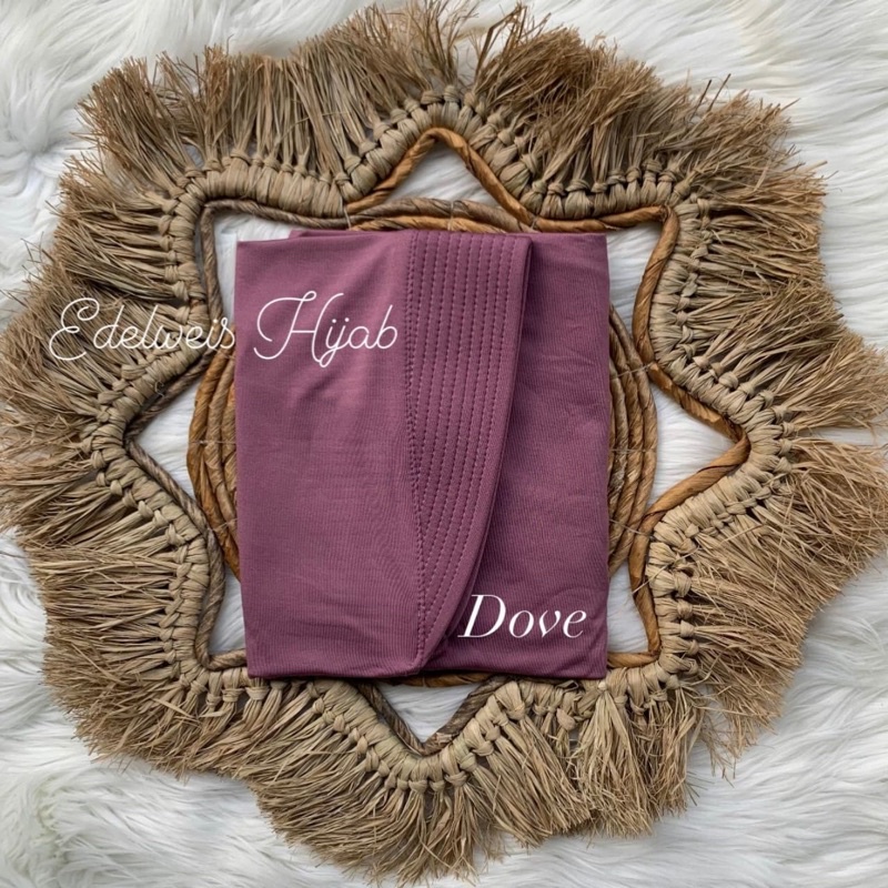 Bergo Hamidah ( ORI ) / Bergo Jersey Menutup Dada / Hijab Instan Jersey-Dove