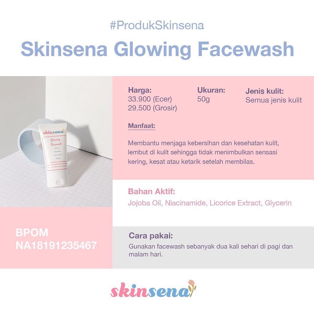 QEILA - PAKET GLOWING SKIN SENA SKINCARE | BPOM | READY