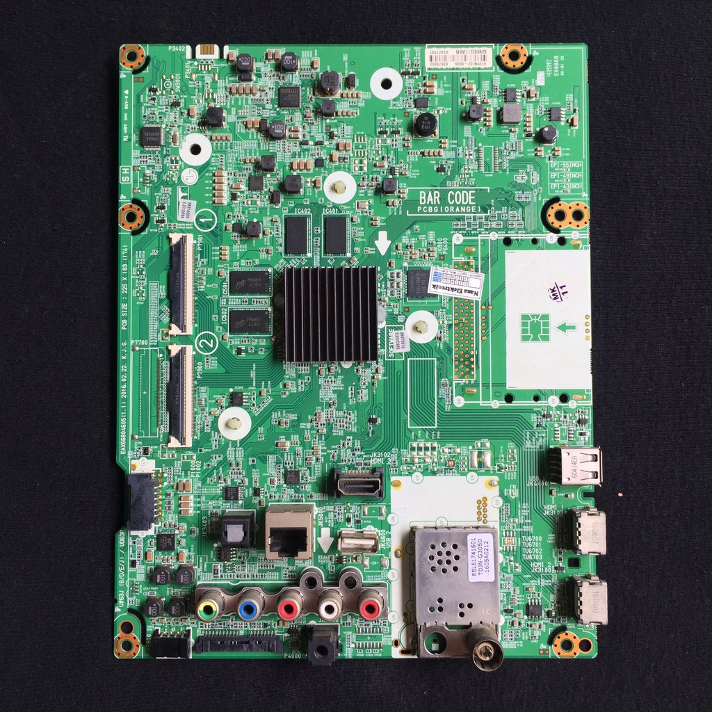 MB - MAINBOARD - MESIN TV LG 43UH650T - 43 UH 650 - 43 UH - 43UH - 43 - T