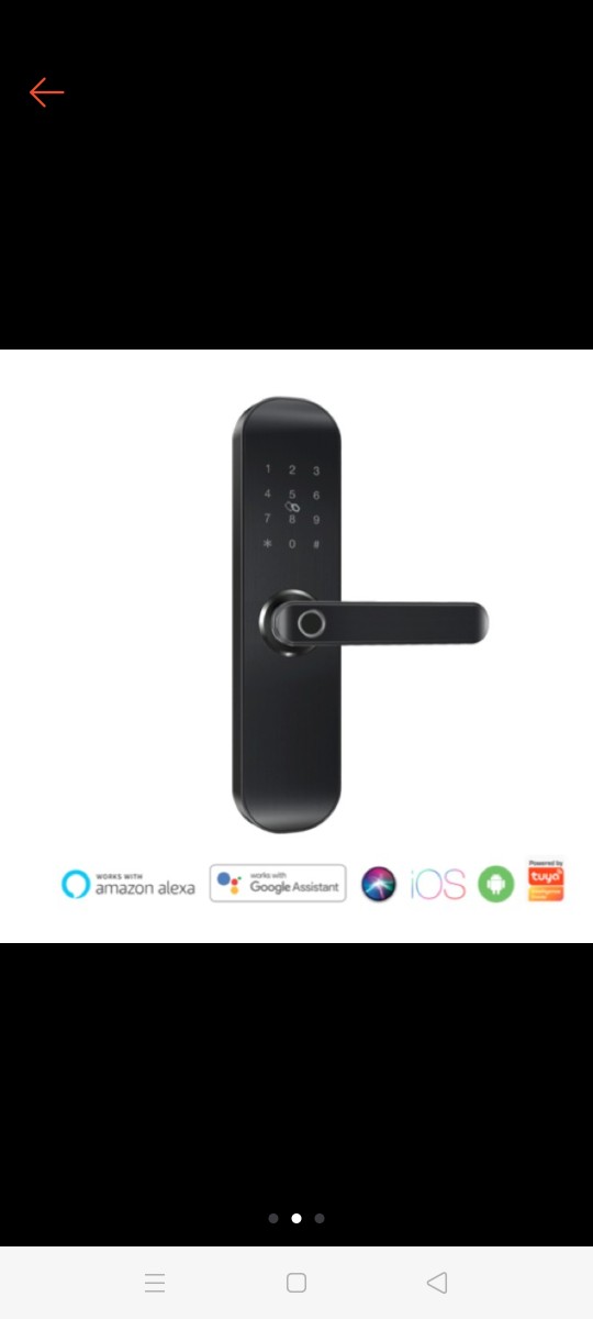 Bardi Smart Home Door Lock Handle Rfid-fingerprint Waterproof