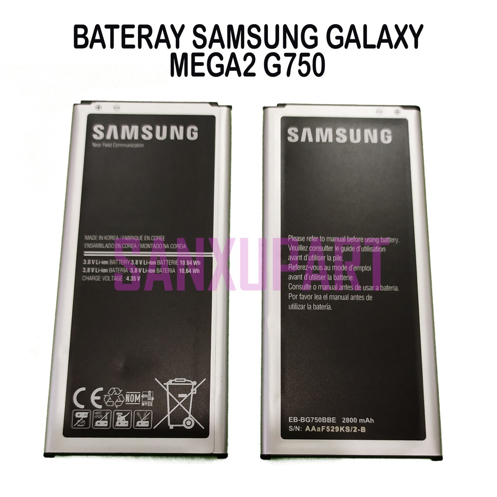 BAT BATRE BATERAI SAMSUNG BATERE SAMSUNG GALAXY MEGA 2 G750 ORIGINAL