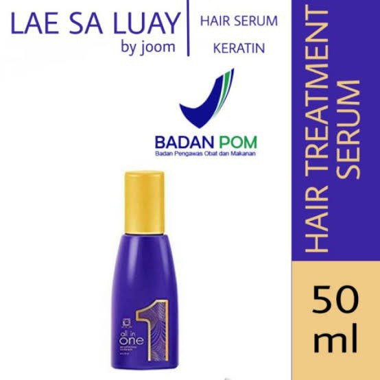 (BPOM) LAE SA LUAY All In One Hair keratin Serum 50ml