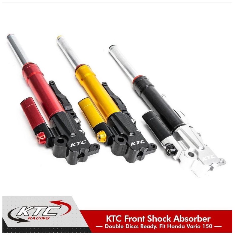 SHOCK TABUNG SUSPENSION DEPAN KTC RACING VARIO 150 BEAT SCOOPY SHCOK DEPAN KTC RACING