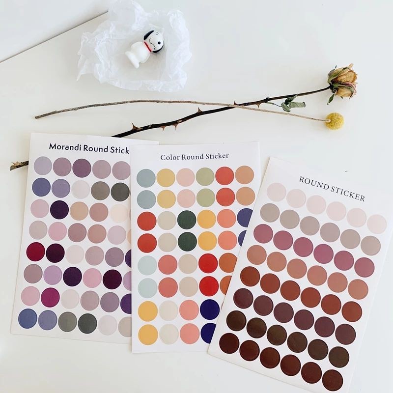 

1pcs Macaron Dots Sticker (min. belanja 10rb)