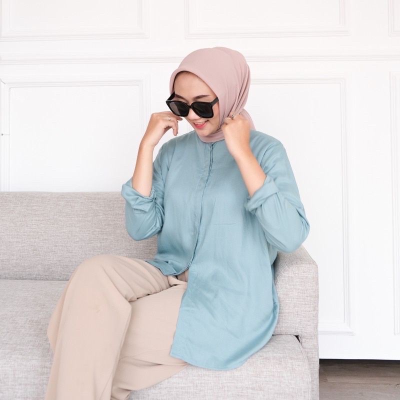 Loose Pantas Trousers Wanita - Celana Anti Kusut - Celana Kulot Wanita