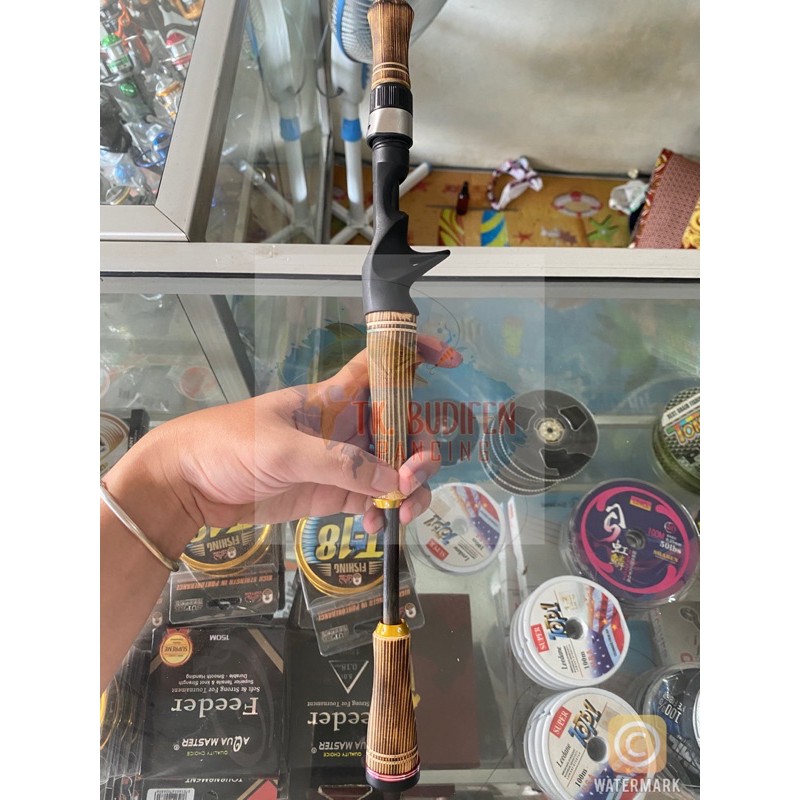 GAGANG JORAN PANCING BAITCASTING BC KAYU JATI BELANDA