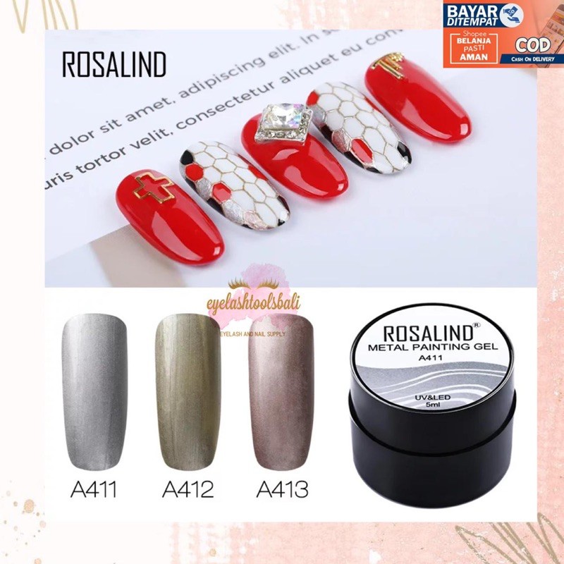 ROSALIND METAL PAINTING GEL 5 ML