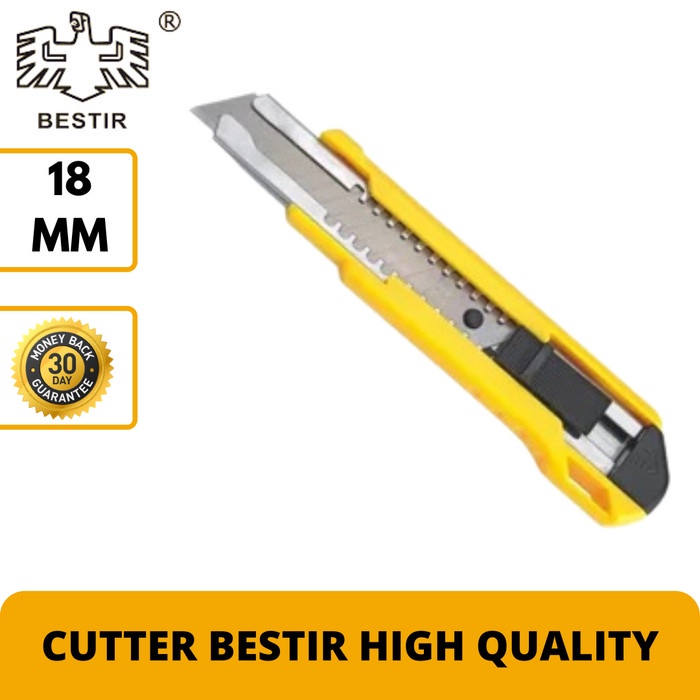 

Cutter Besar Murah 18mm Jaminan Berkualitas Merek BESTIR 03567