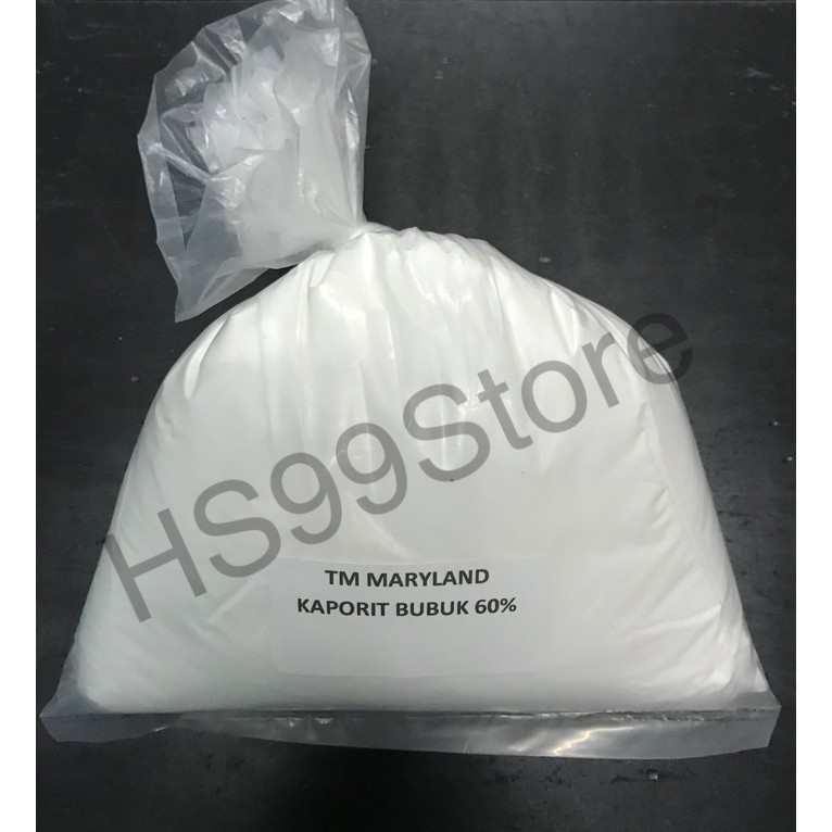 

Kaporit Bubuk 60% Tm Maryland (1 Kg)