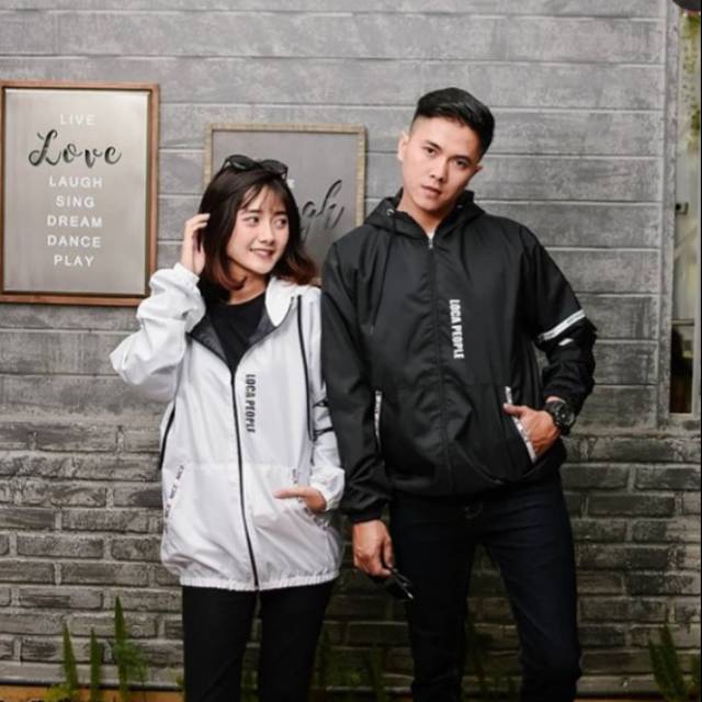 LOCA PEOPLE jaket keren , murah