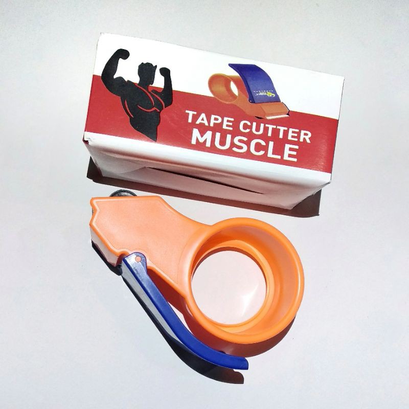 

GM Tape Dispenser MUSCLE Lakban Besar 48mm 2 Inch - Alat Bantu Pemotong Solatip Lakban