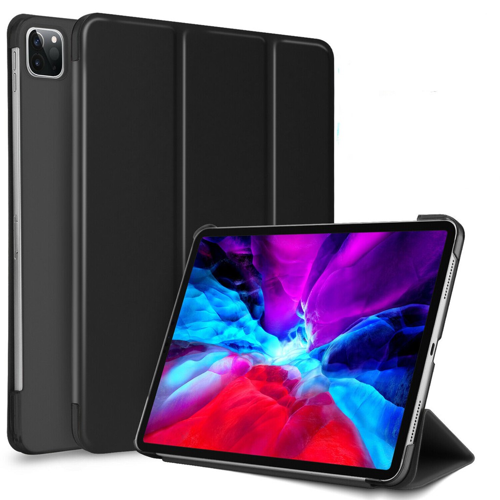 Book Case Ipad Pro 11 2018/2020/2021 11 inch Book Cover Black Smart Case HITAM